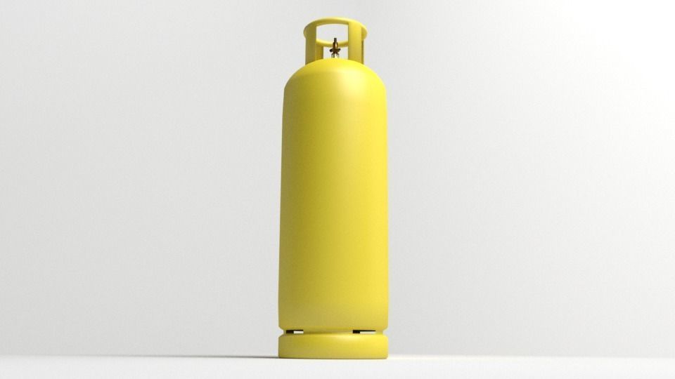 Liquefied Petroleum Gas 25kg 3D model_3