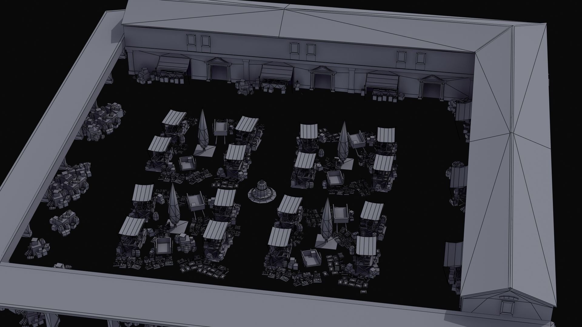 Ancient Marketplace 3D model_48