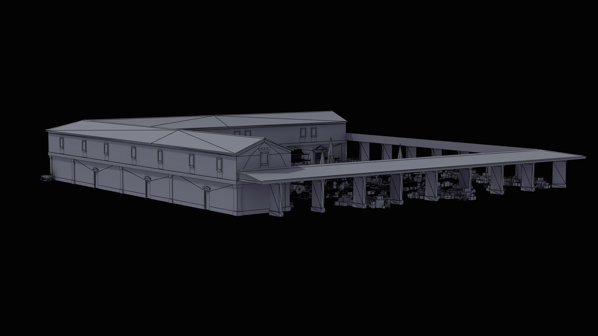 Ancient Marketplace 3D model_57