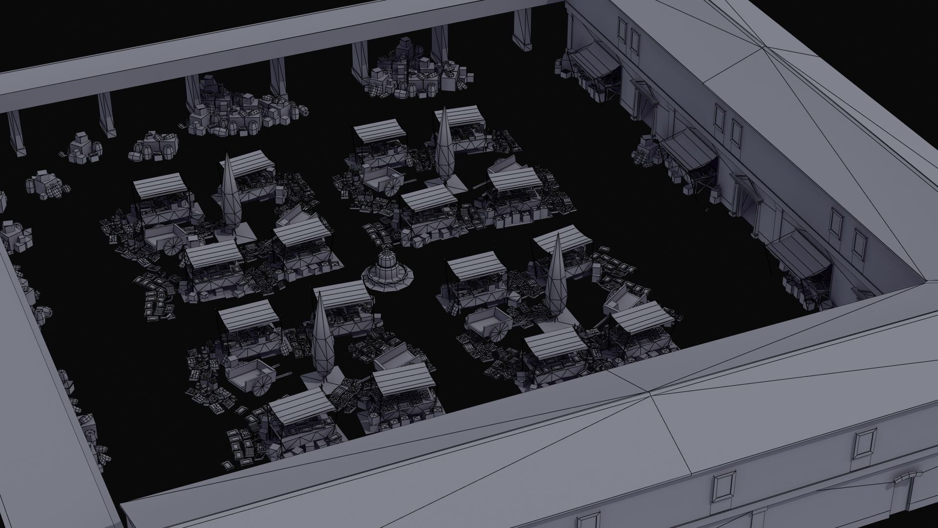 Ancient Marketplace 3D model_39