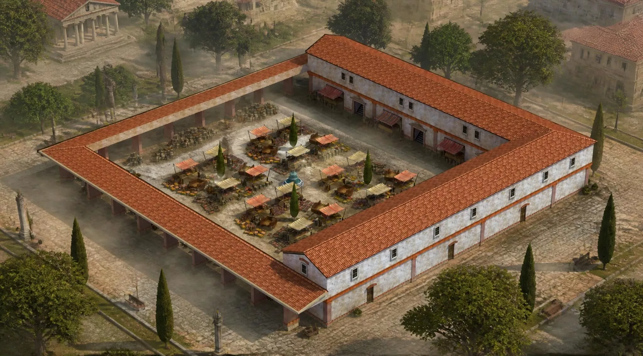 Ancient Marketplace 3D model