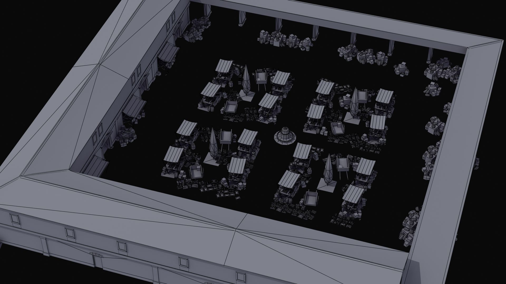 Ancient Marketplace 3D model_55