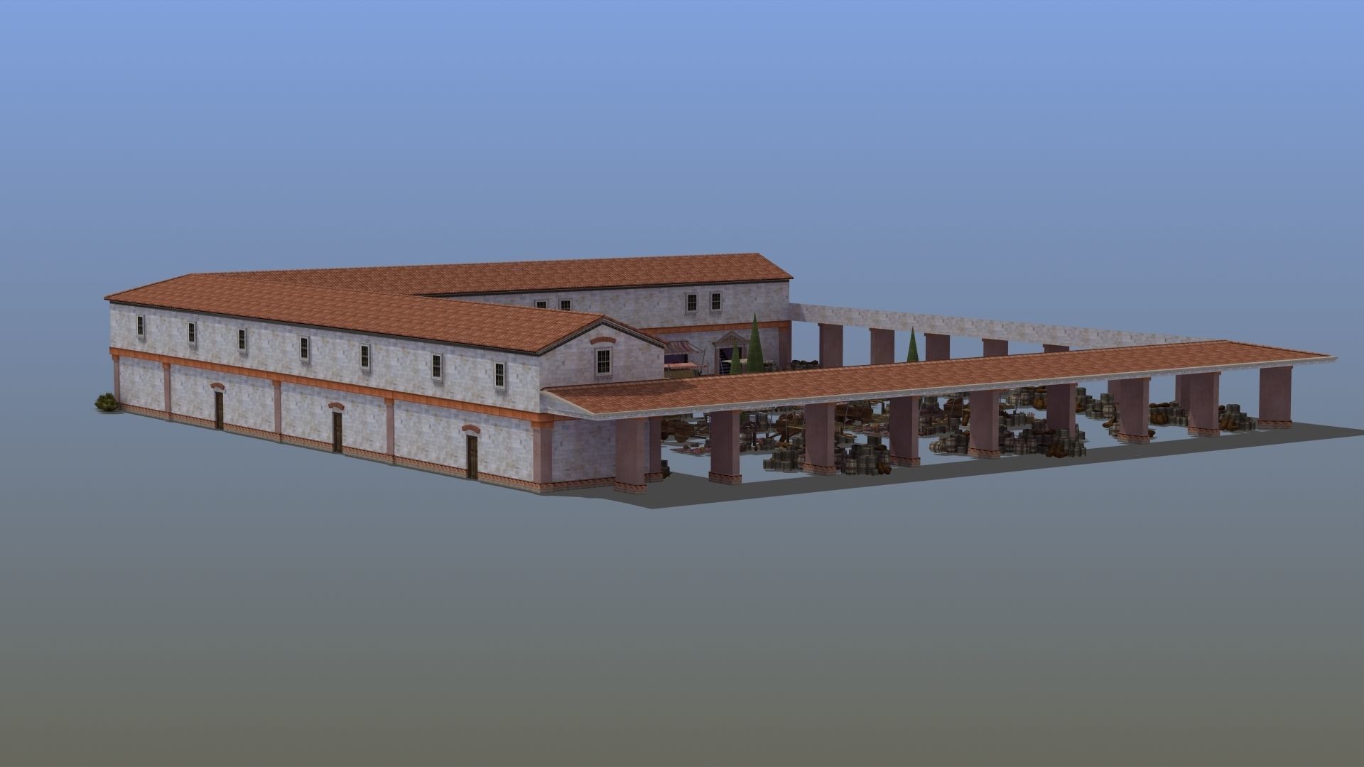 Ancient Marketplace 3D model_18