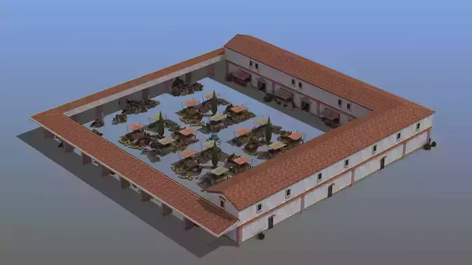 Ancient Marketplace 3D model