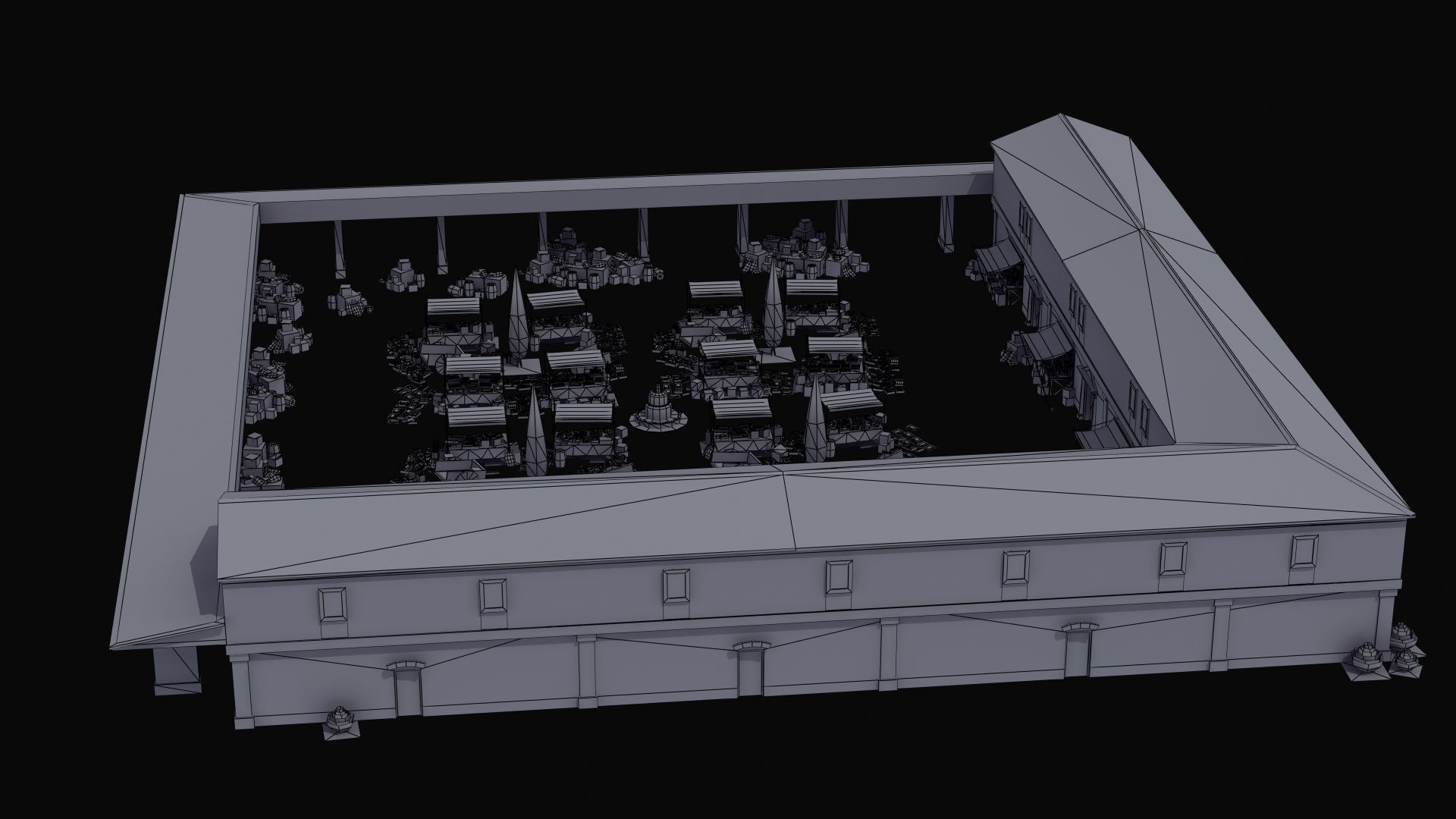 Ancient Marketplace 3D model_52