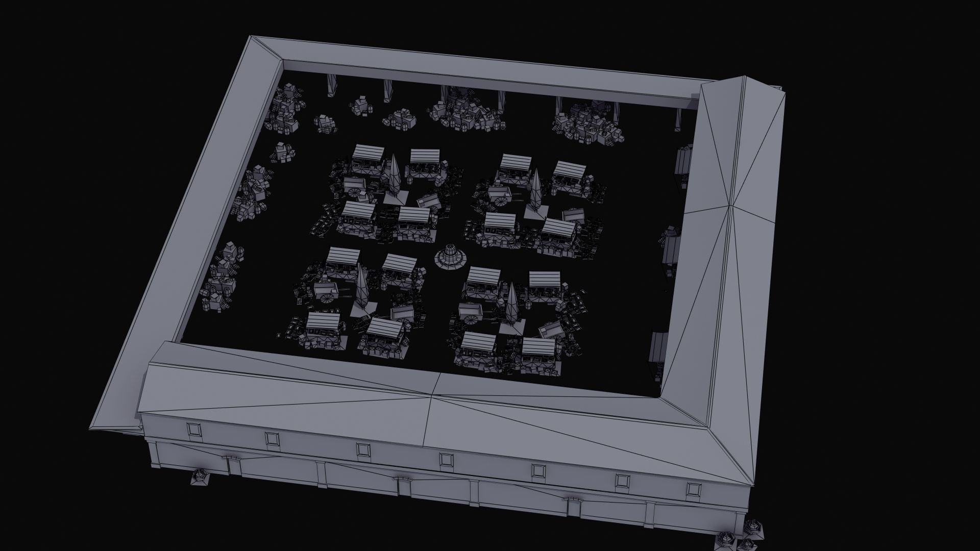 Ancient Marketplace 3D model_53