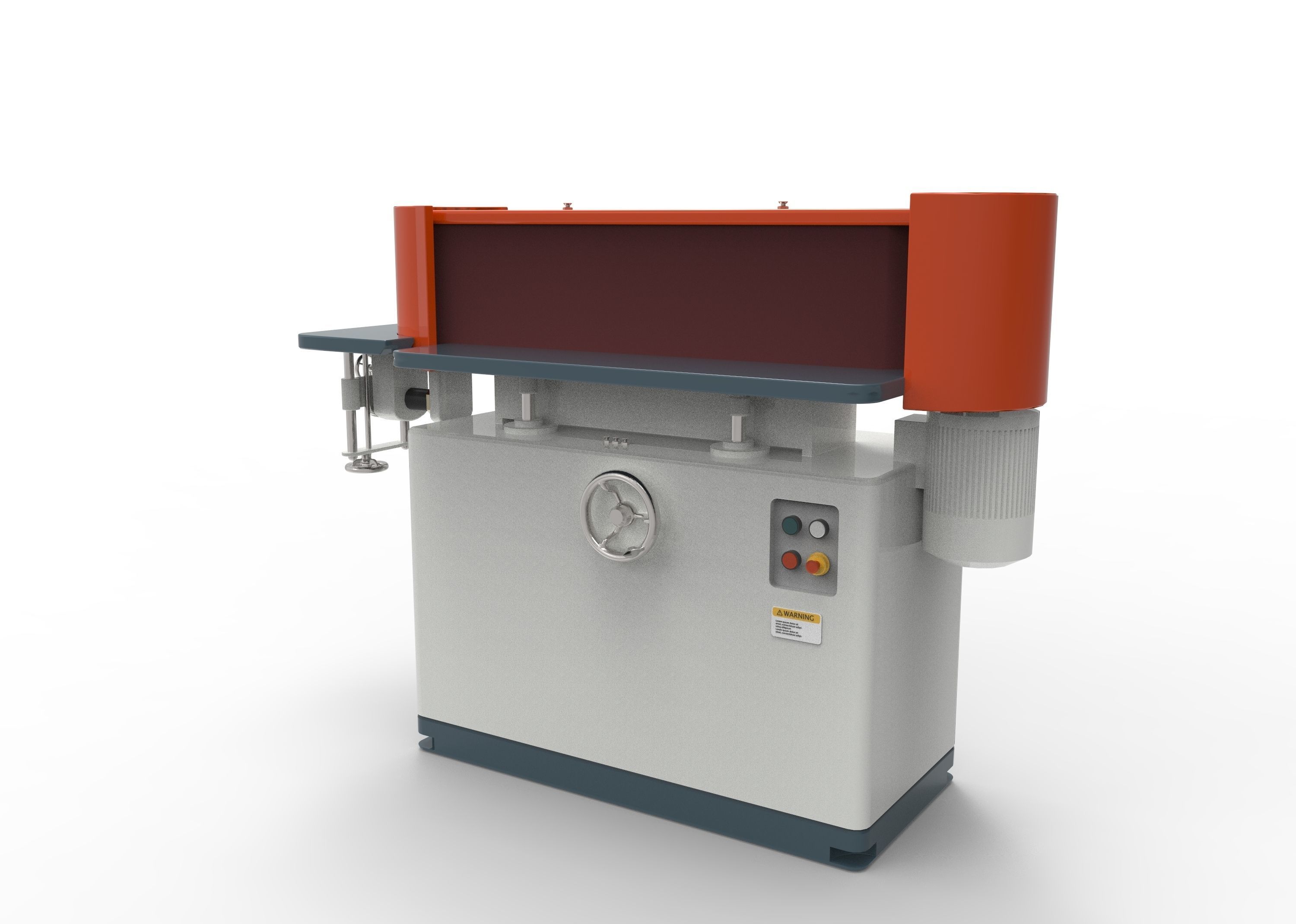 woodworking sanding machine Low-poly 3D model_4