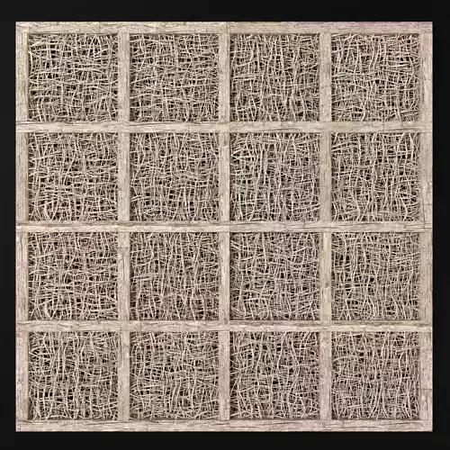 Ceiling white branch decor n1