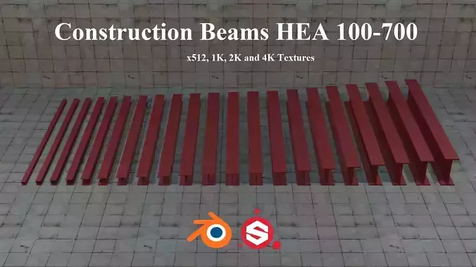 Construction Beams HEA 100-700 PBR