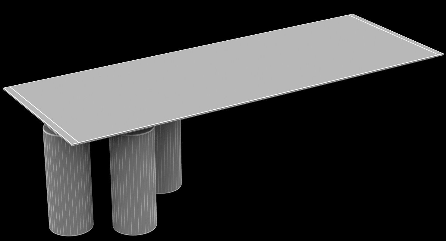 Kreoo Arcaico Dining Table 3D model_7