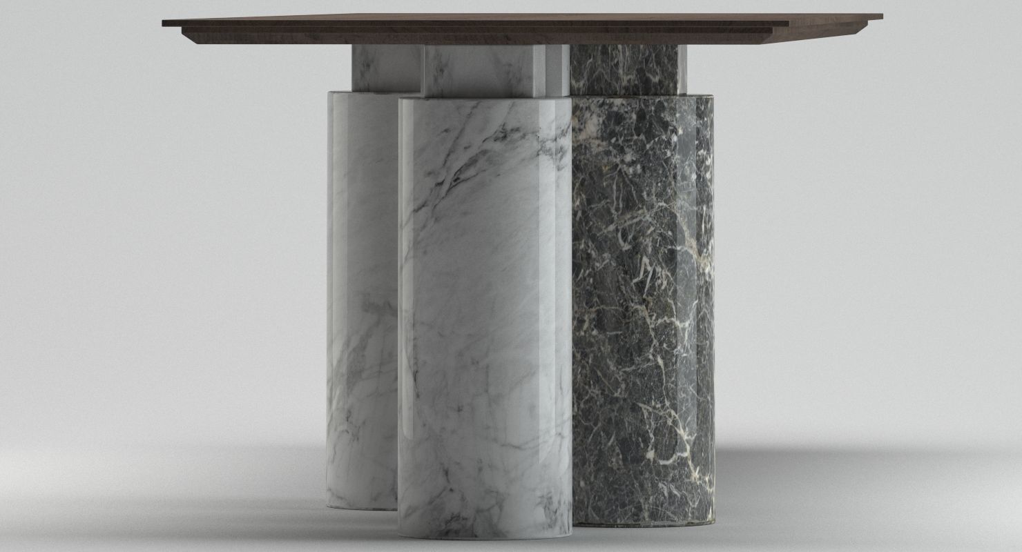 Kreoo Arcaico Dining Table 3D model_2