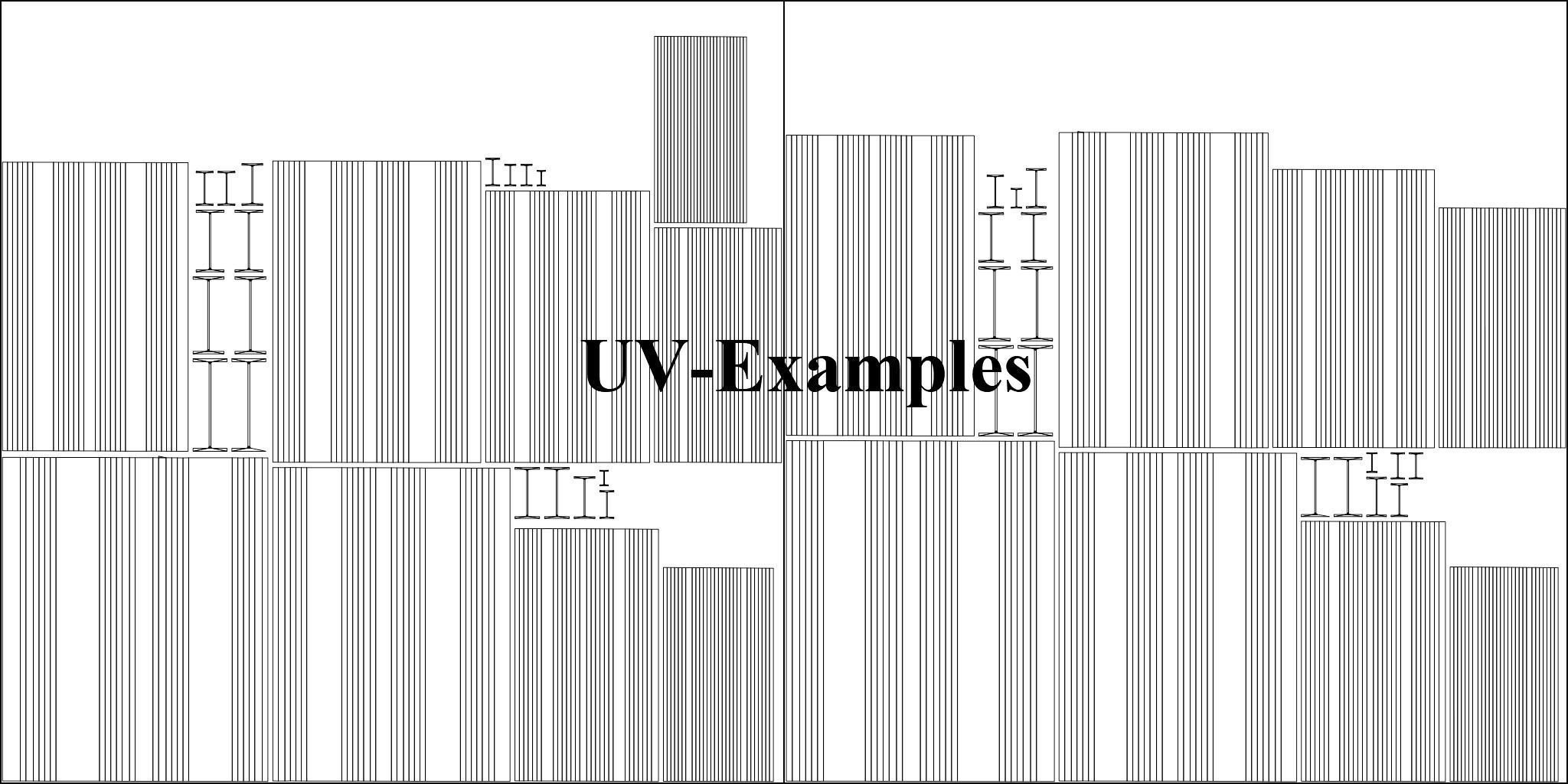 Construction Beams IPE 100-600 PBR Low-poly 3D model_9