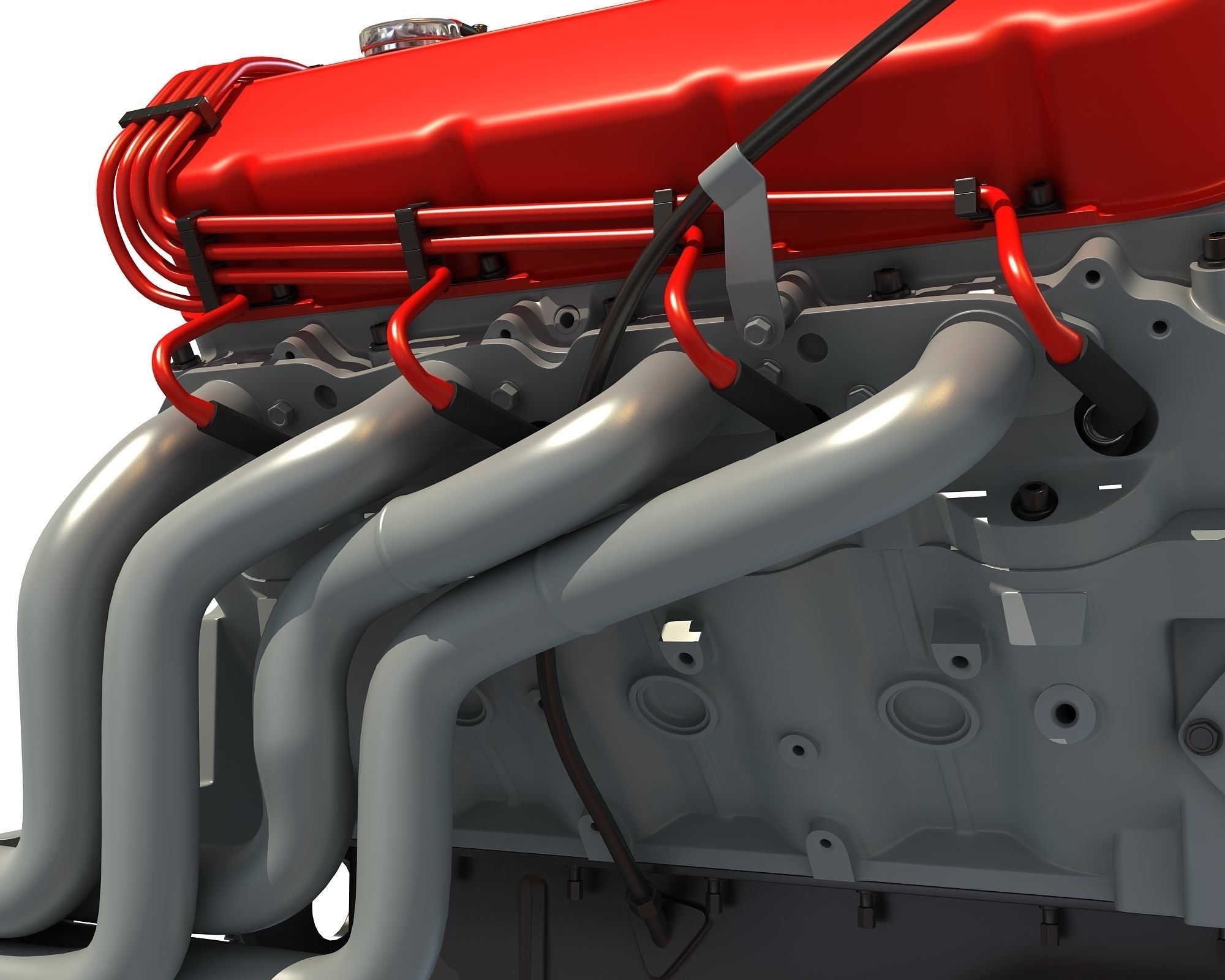 V8 Engine 3D model_13