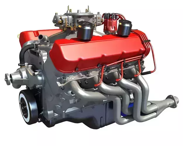 V8 Engine 3D model