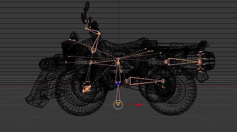 Quad ATV Low-poly 3D model_24