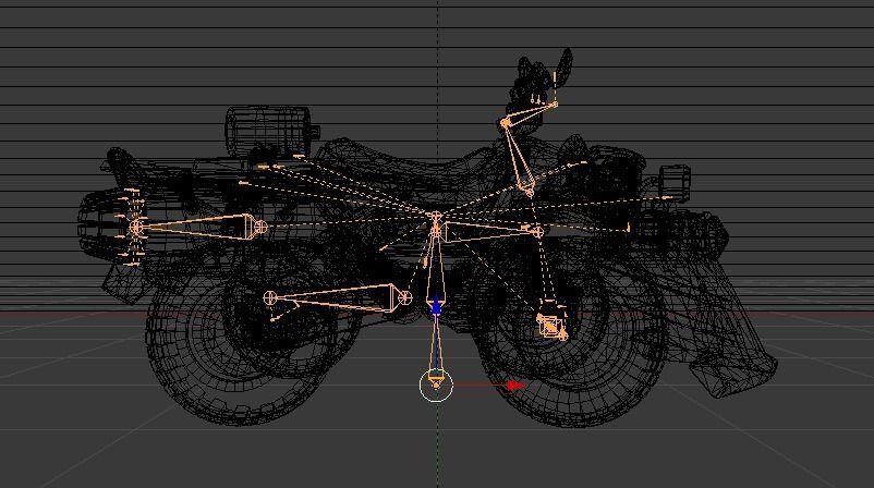 Quad ATV Low-poly 3D model_22