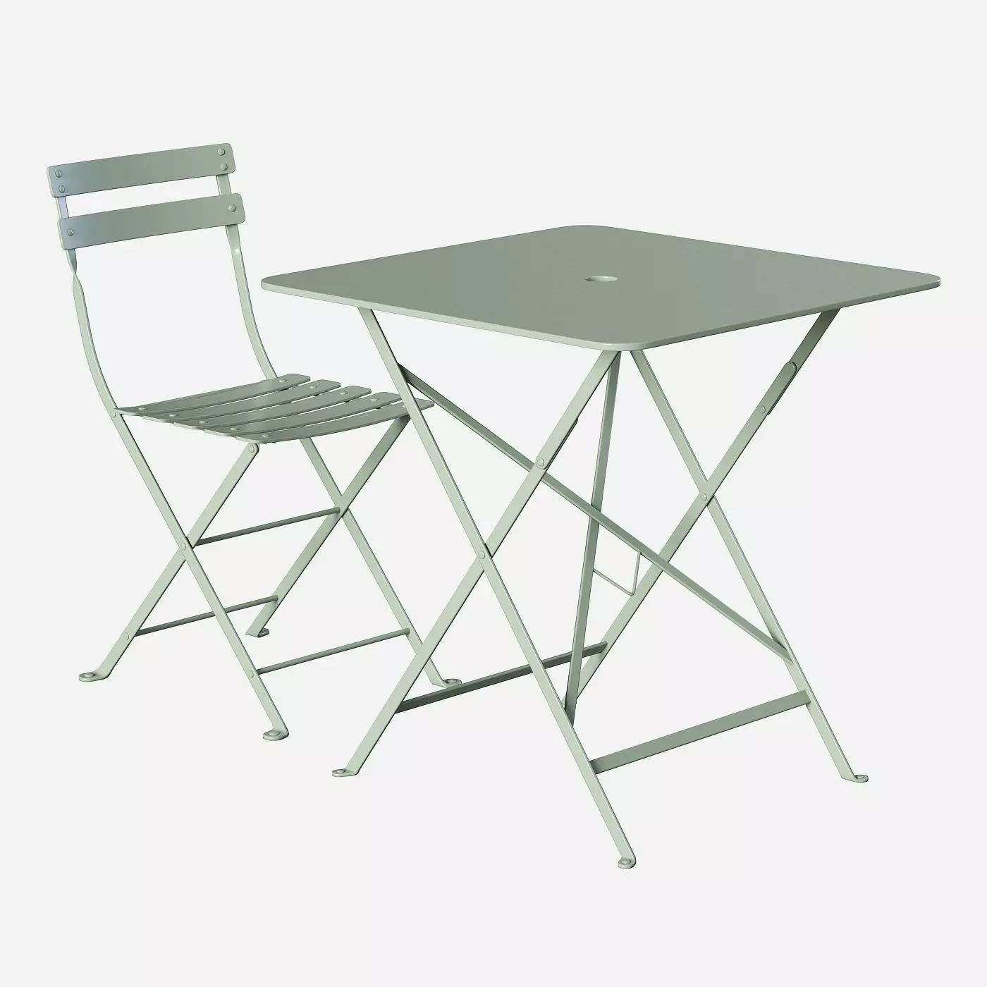 Fermob Bistro set 3D model_0