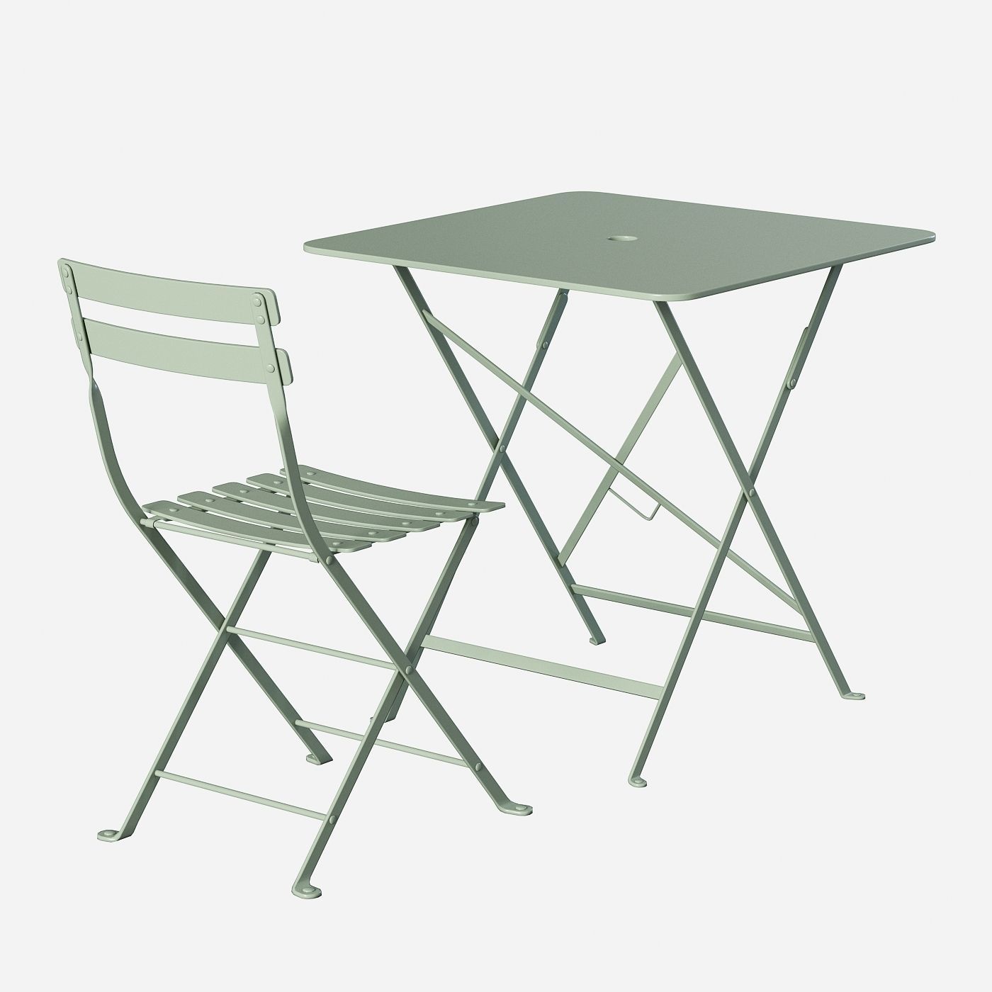Fermob Bistro set 3D model_1