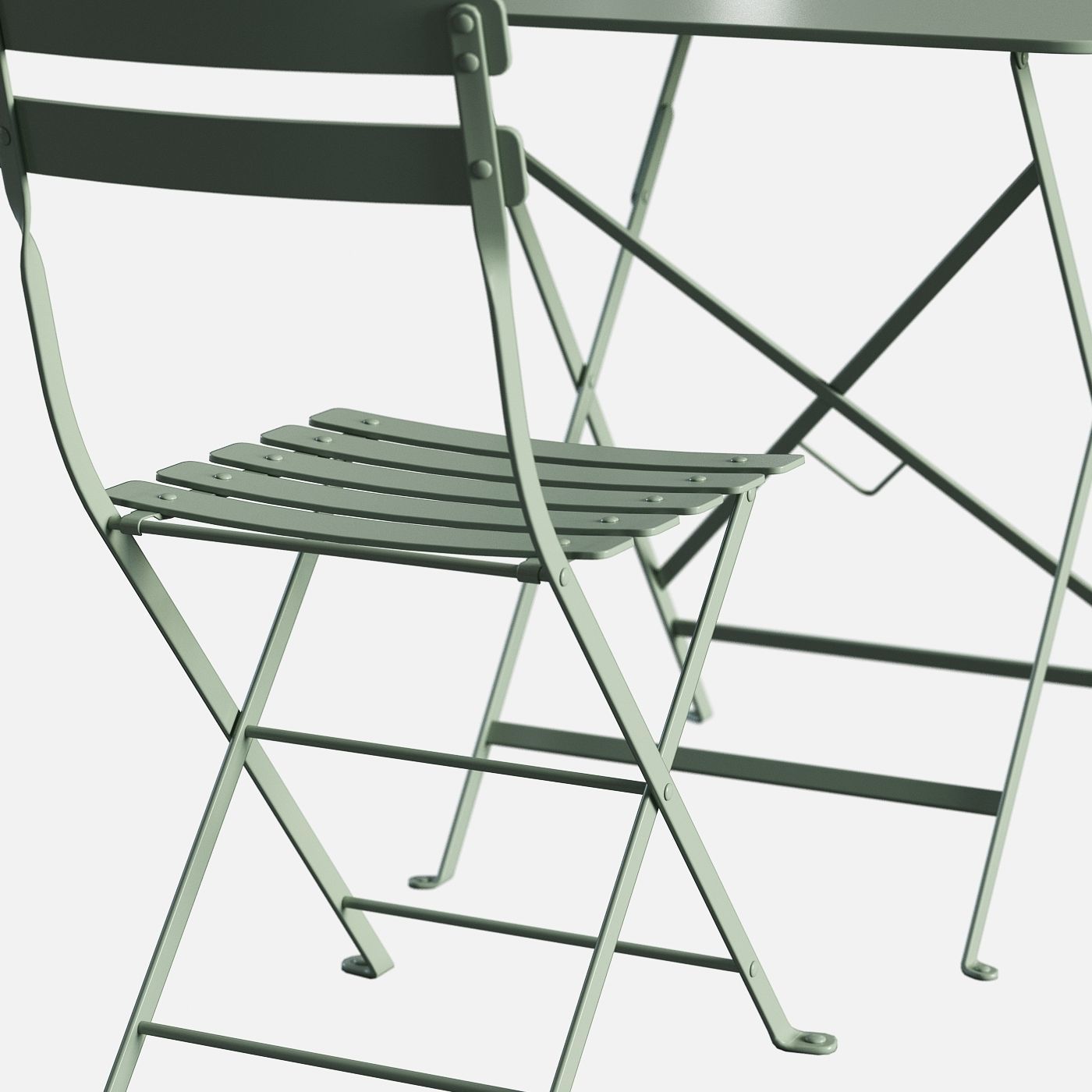 Fermob Bistro set 3D model_2
