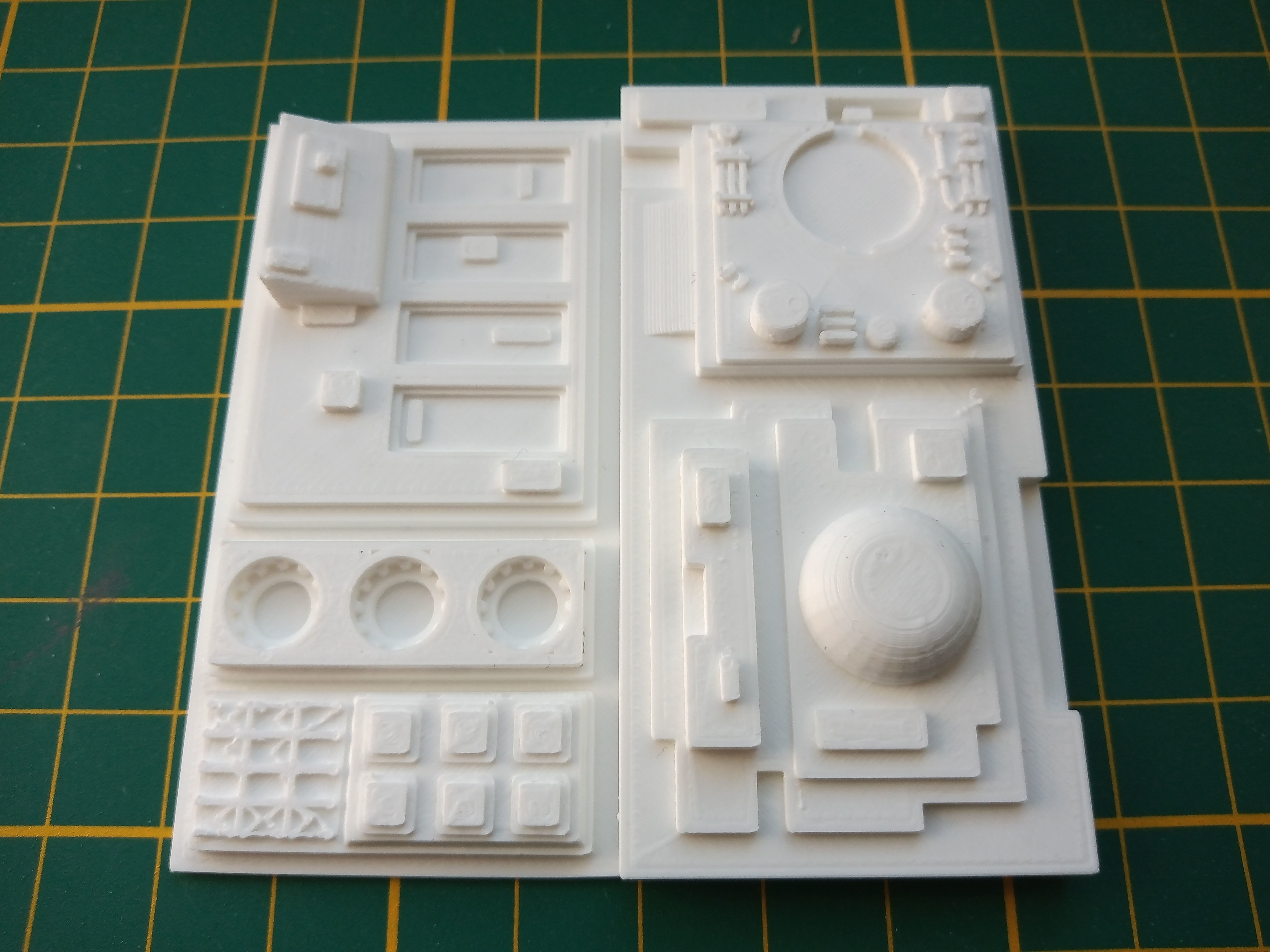 Death Star Tile   Type N 3D print model_7