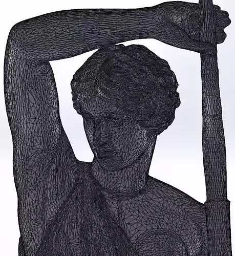 Amazon Mattei type restored 3D print model