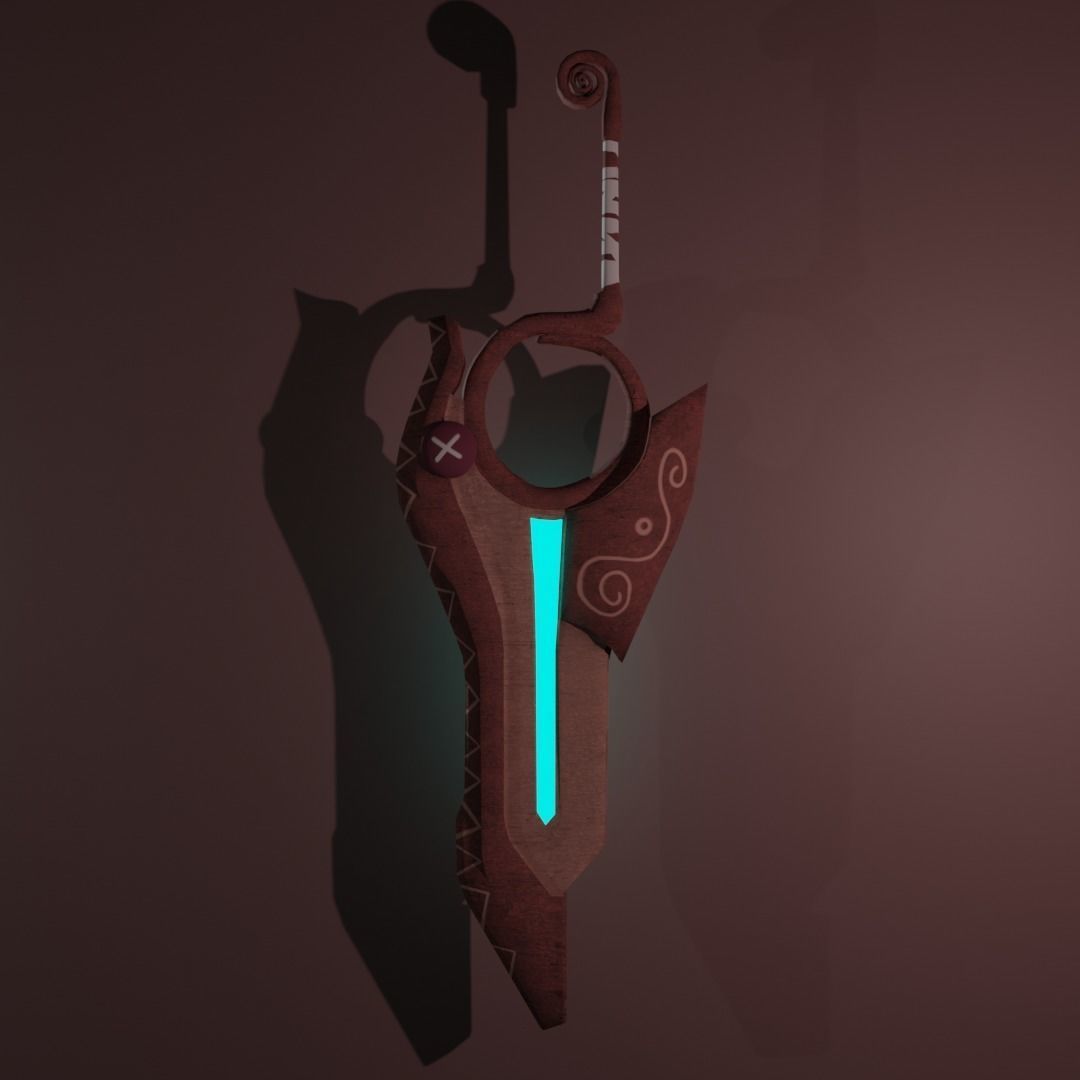 Nopon sword of legendaryness 3D model_6