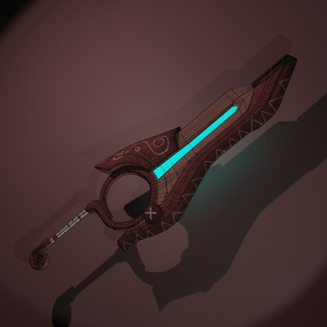 Nopon sword of legendaryness 3D model_1