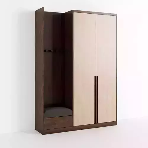 Wardrobe in the hallway