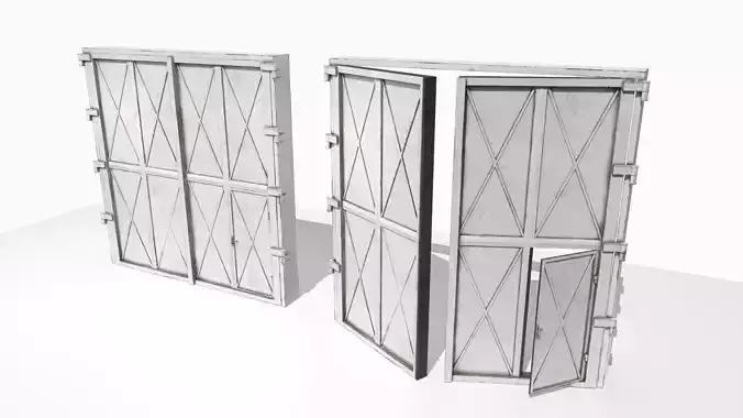 Industrial metal gate 1