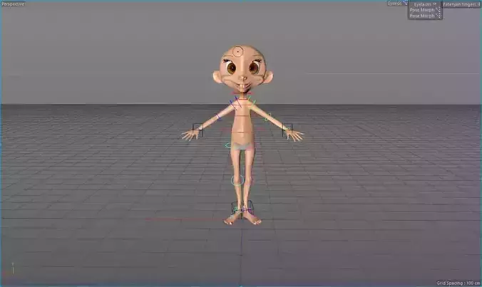 Baby fetenje 3D model