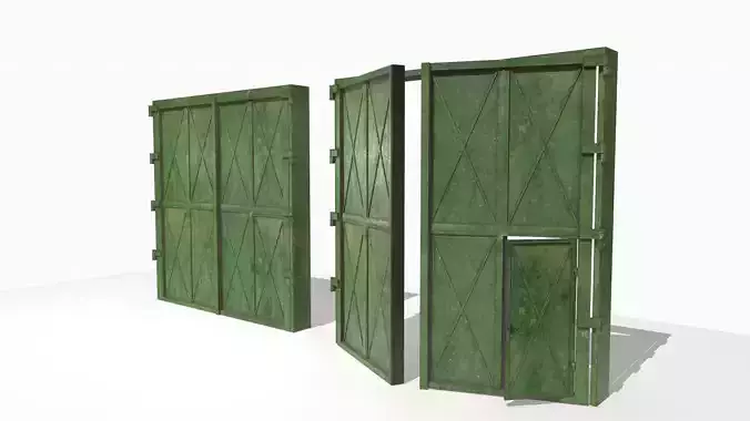 Industrial metal gate 2