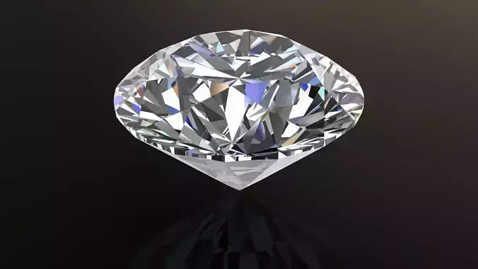 Round Diamond 3d model
