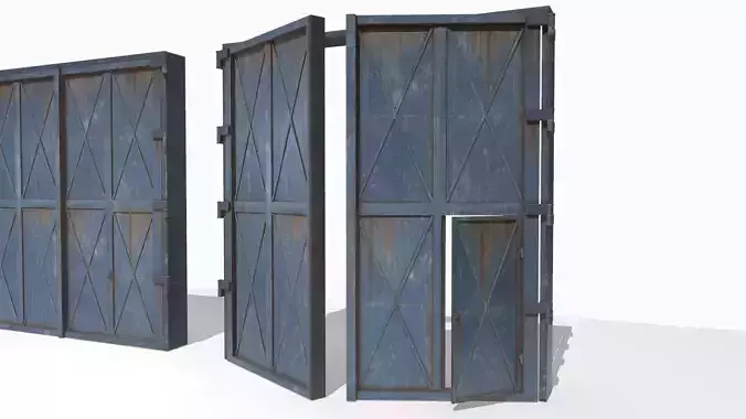 Industrial metal gate 4