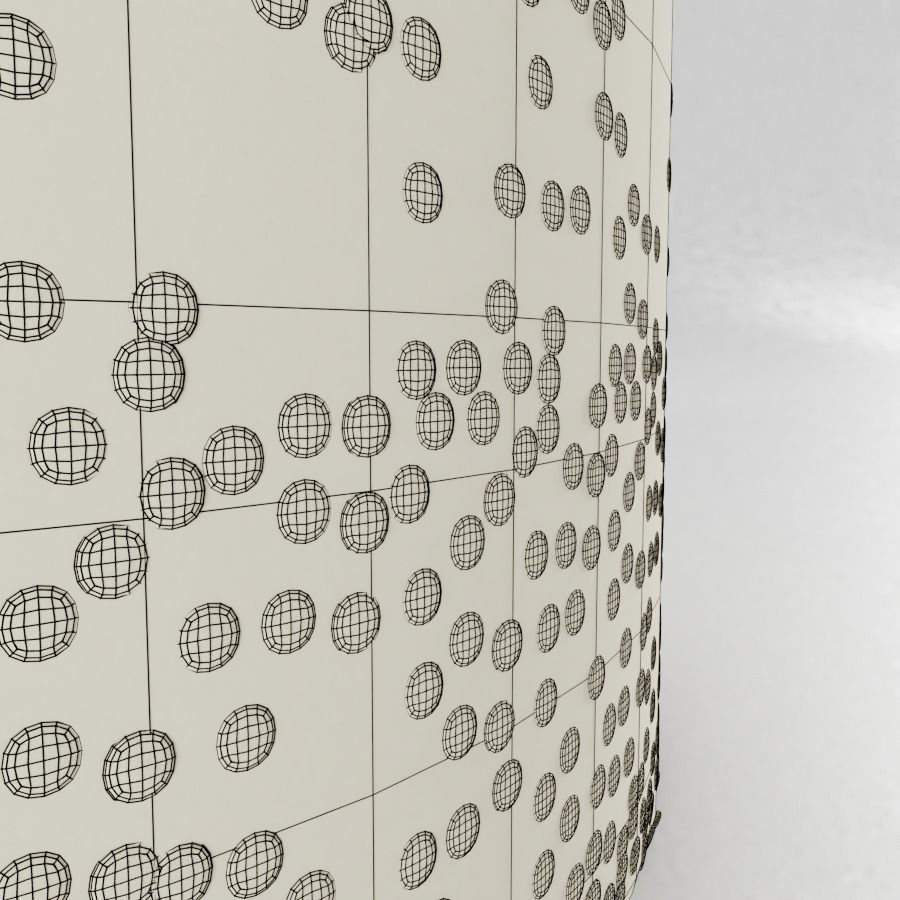 Funfetti Cake 3D model_2