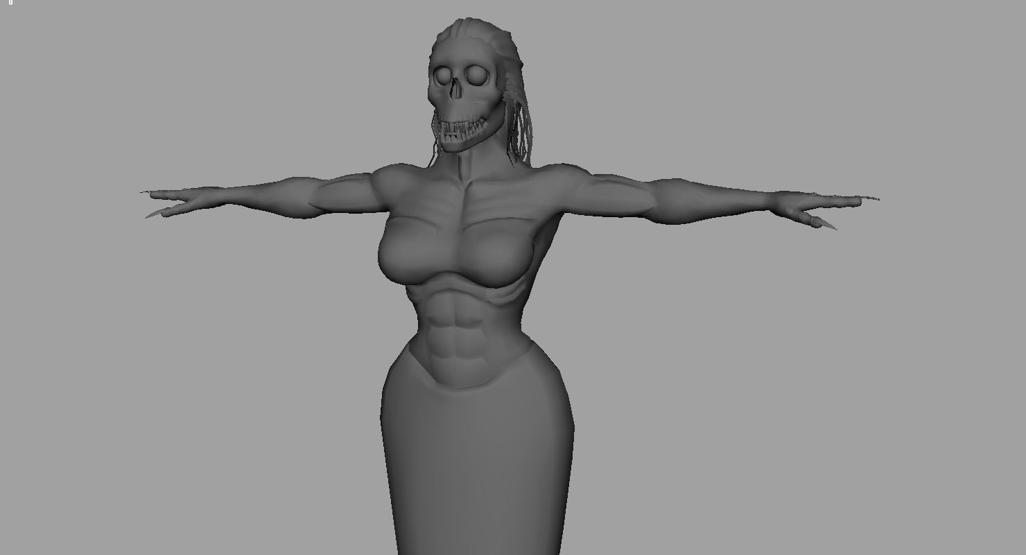 flying ghost 3d model 3D model_8