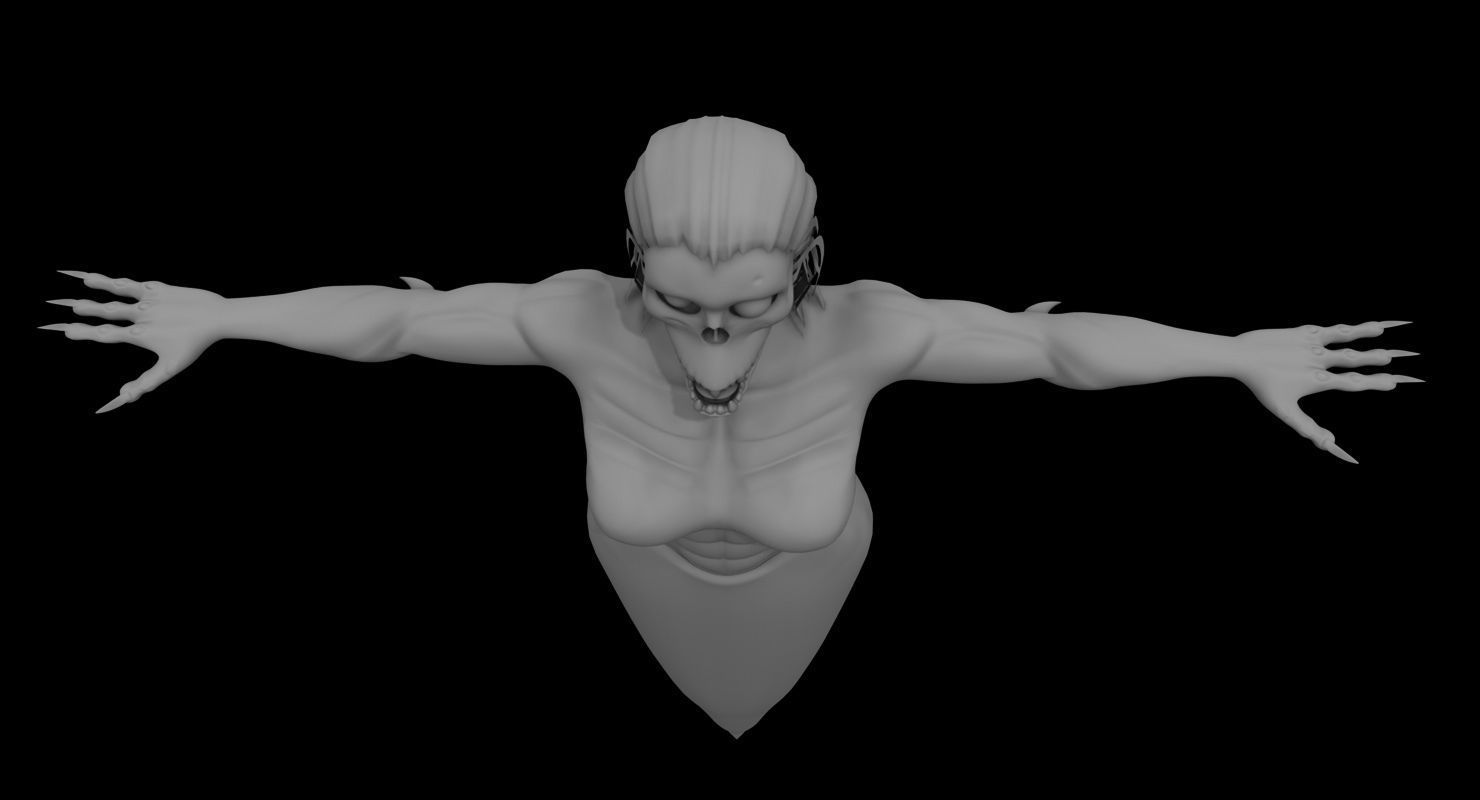 flying ghost 3d model 3D model_3