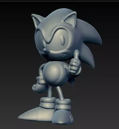 SONIC hedgehog 3D print model_0