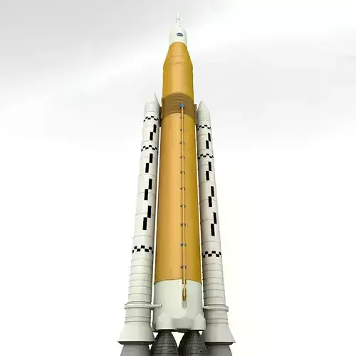 NASA Space Launch System 3D model