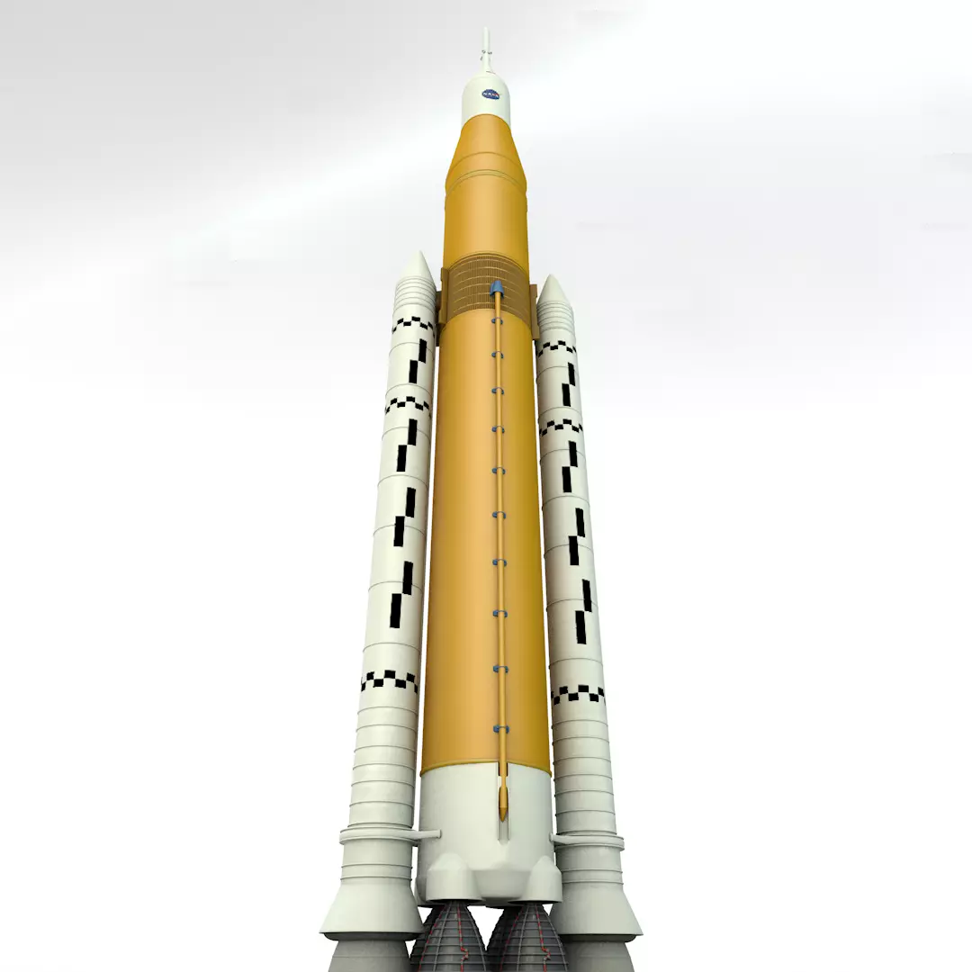 NASA Space Launch System 3D model
