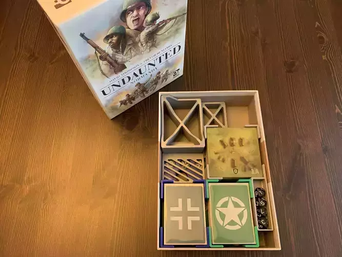 Undaunted Normandy Board Game Organizer Insert 3D print model