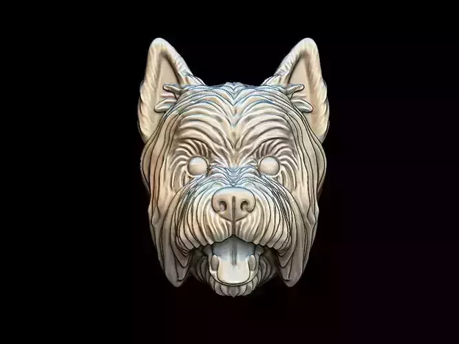 Dog West Highland White Terrier  pendant