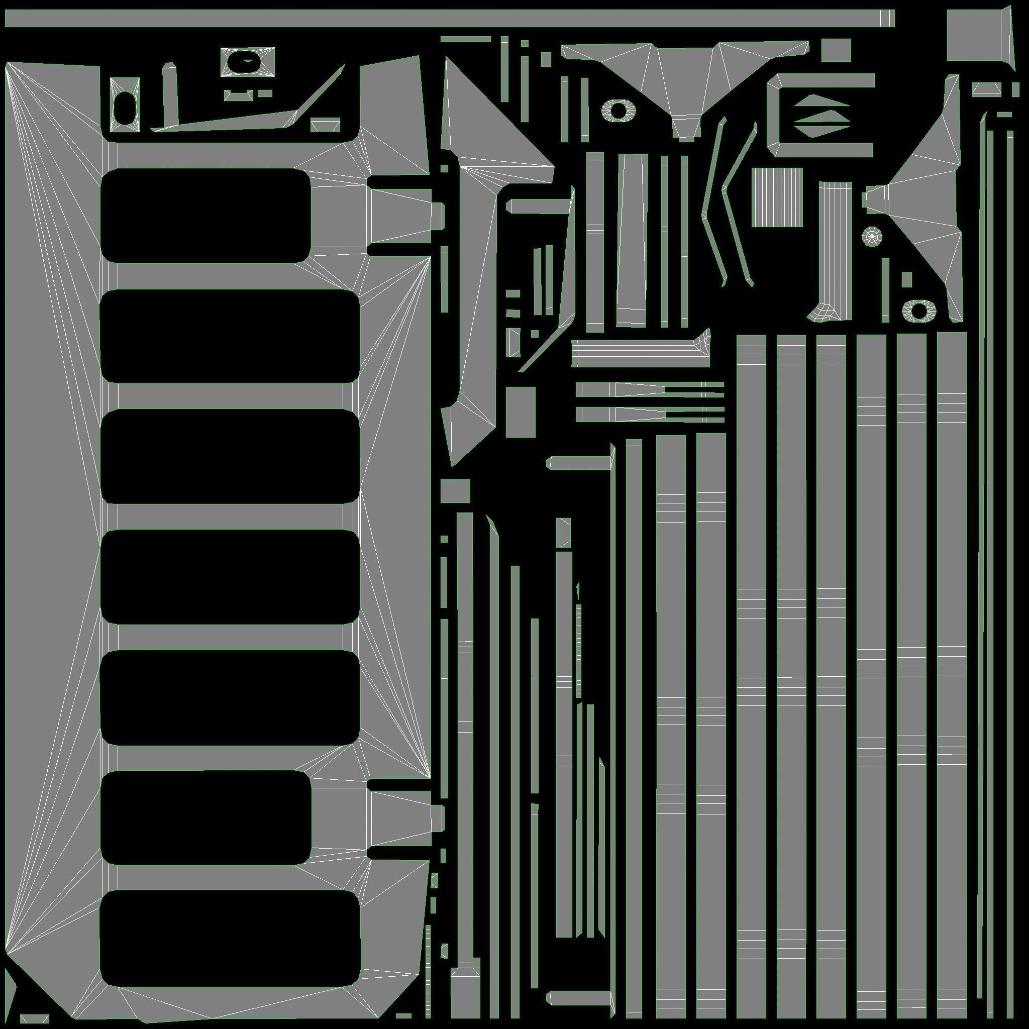 STREET BARRIER PLASTIC - Game Ready-VR Low-poly 3D model_21