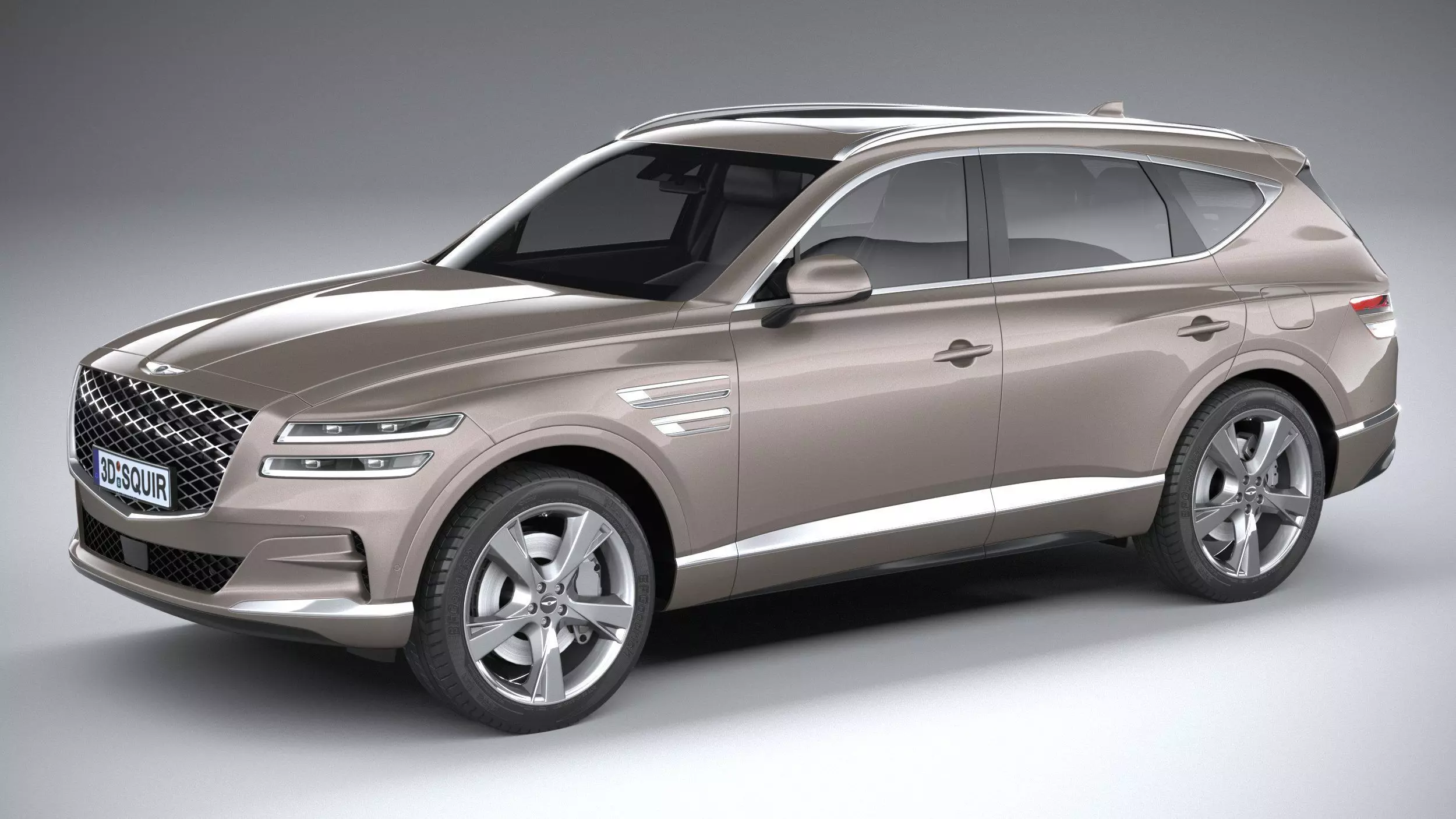 Genesis GV80 2021 3D model