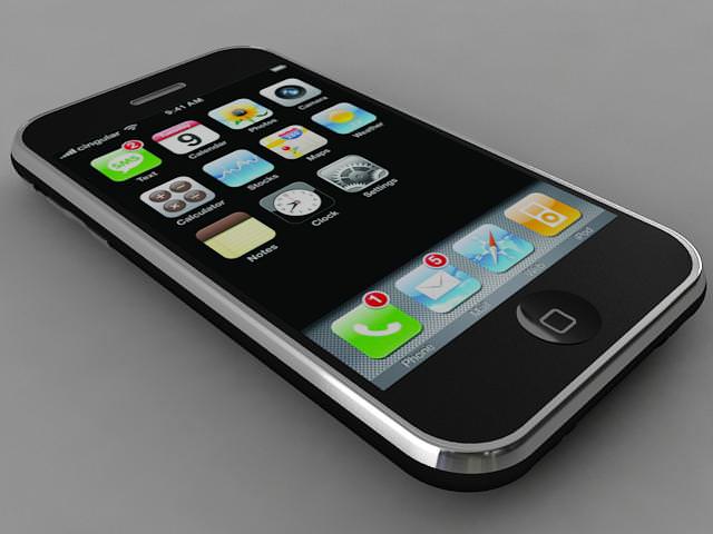 iPhone 3g 3D model_2