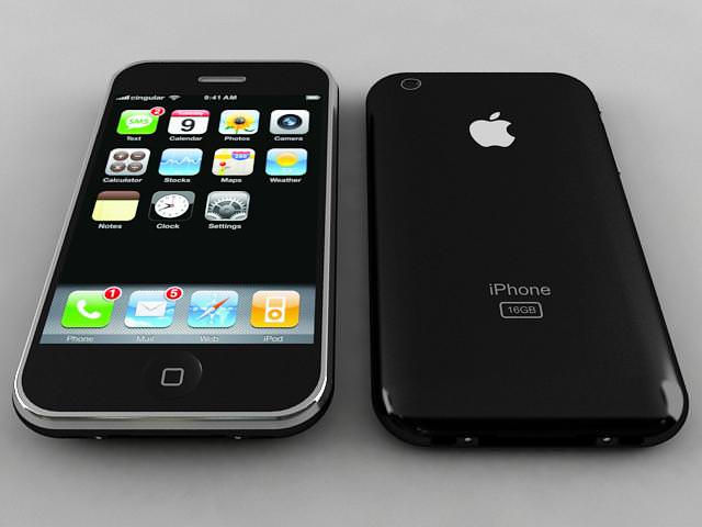 iPhone 3g 3D model_6