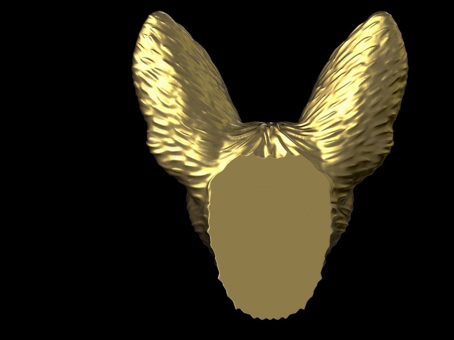 Fox head Fennec MAGERIT 3D print model_9