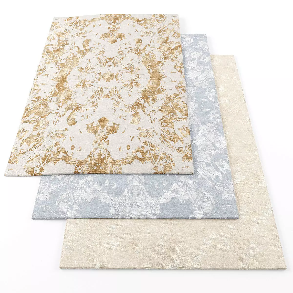 Rugs-701 safavieh damask rug Low-poly 3D model_0