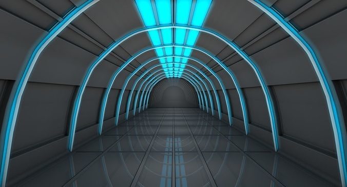 Sci Fi Corridor  Free 3D model
