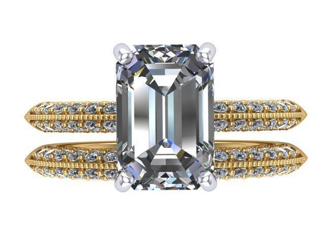 Double Ring  3D print model_2