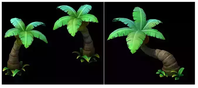 coconut tree 3D model